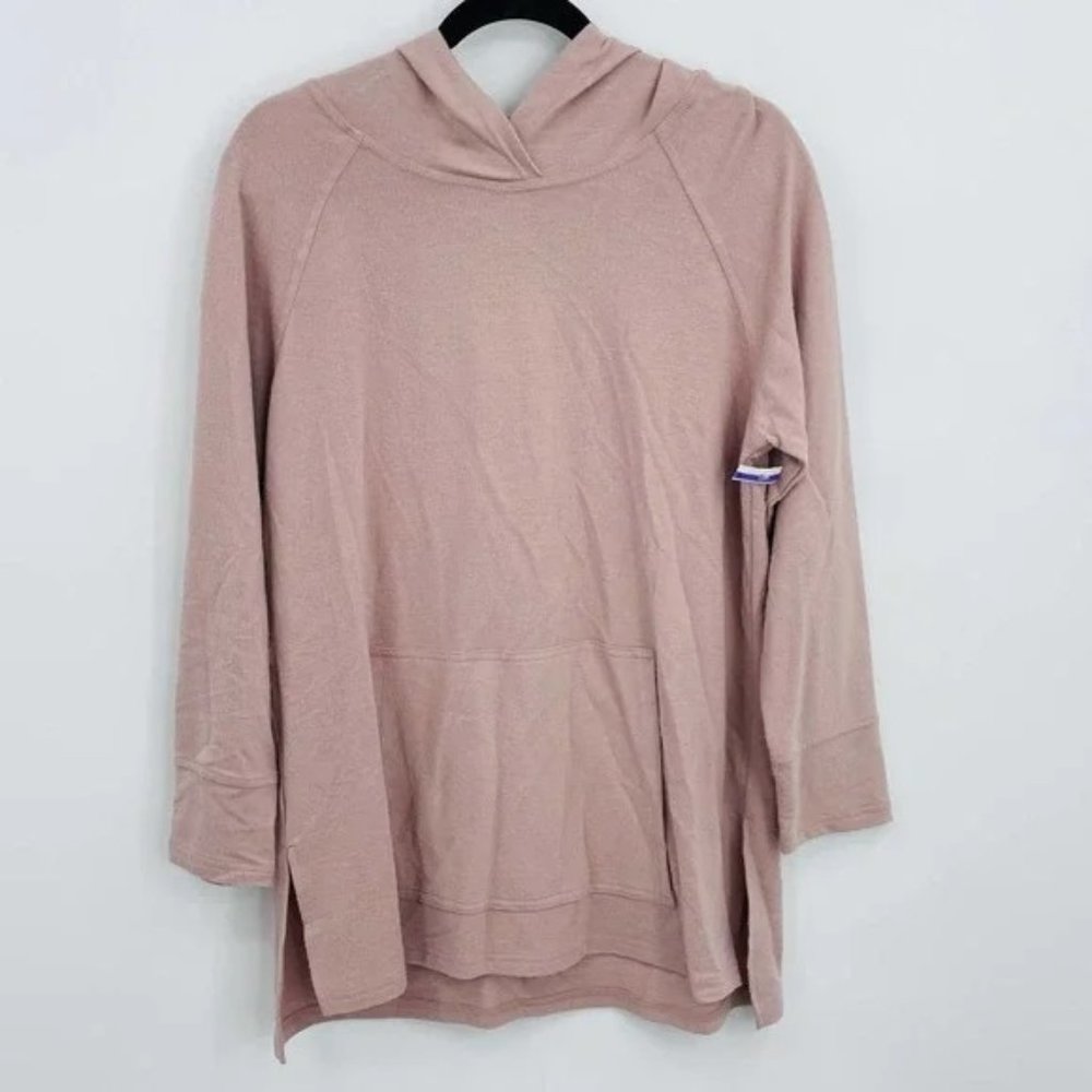 Brand New Melloday Women's Slouchy Hoodie Mauve Size Small G450